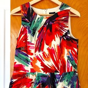 Colorful Ann Taylor Cocktail Dress - 8